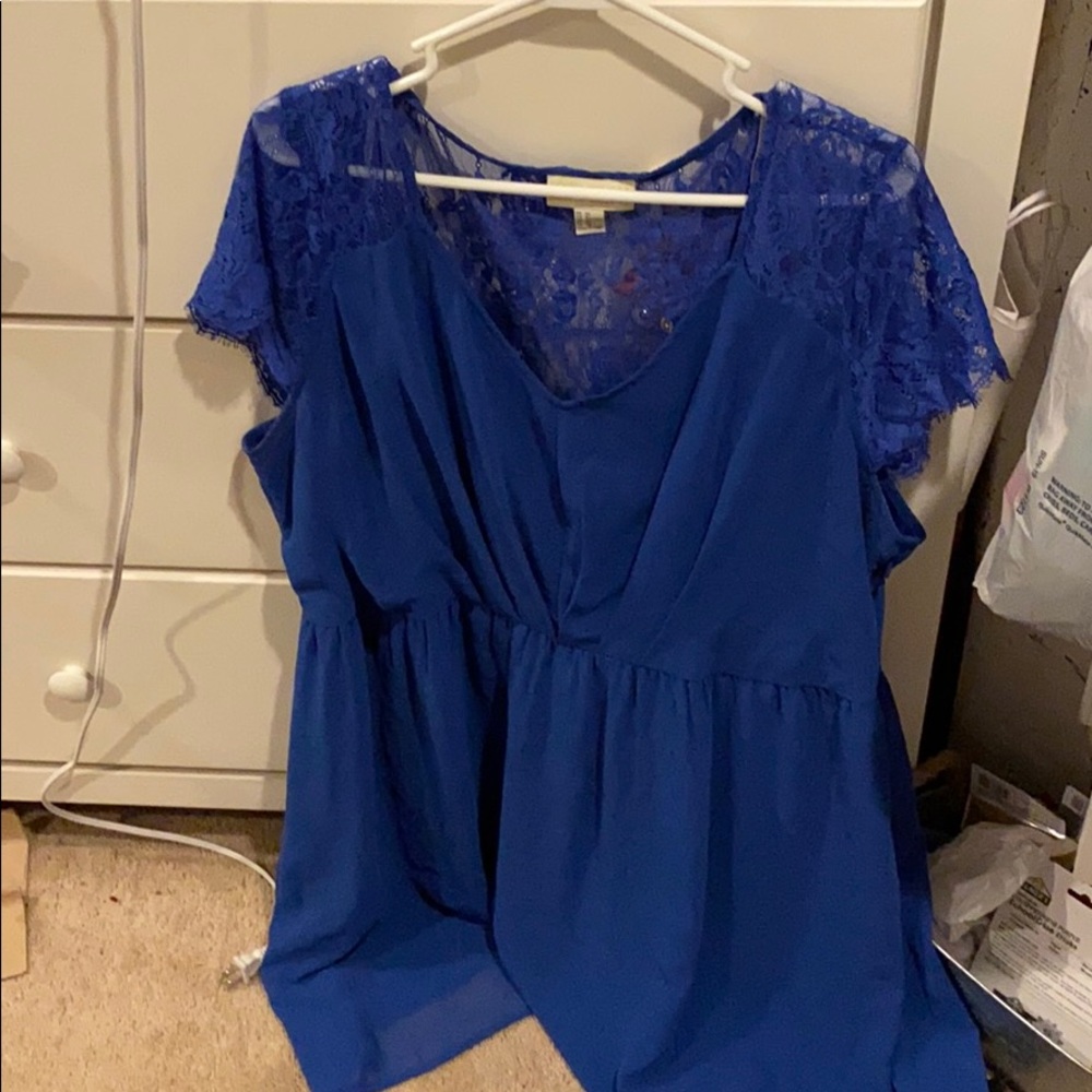 Blue dress